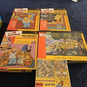 The Simpsons Photomosaics Puzzle Set